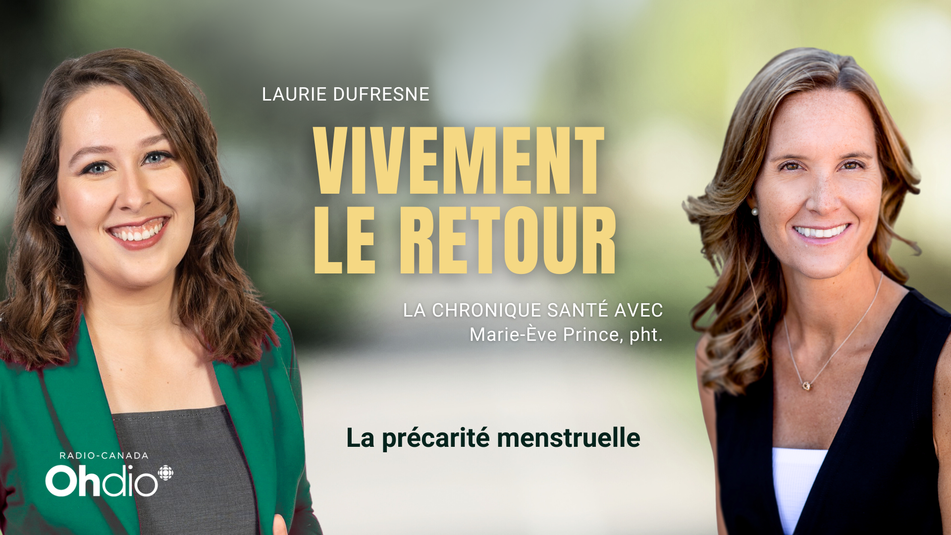Cigonia | Centre d’expertise en réadaptation pelvienne et pédiatrique | Sherbrooke et Granby | Chronique Santé avec Marie-Ève Prince : La précarité menstruelle
