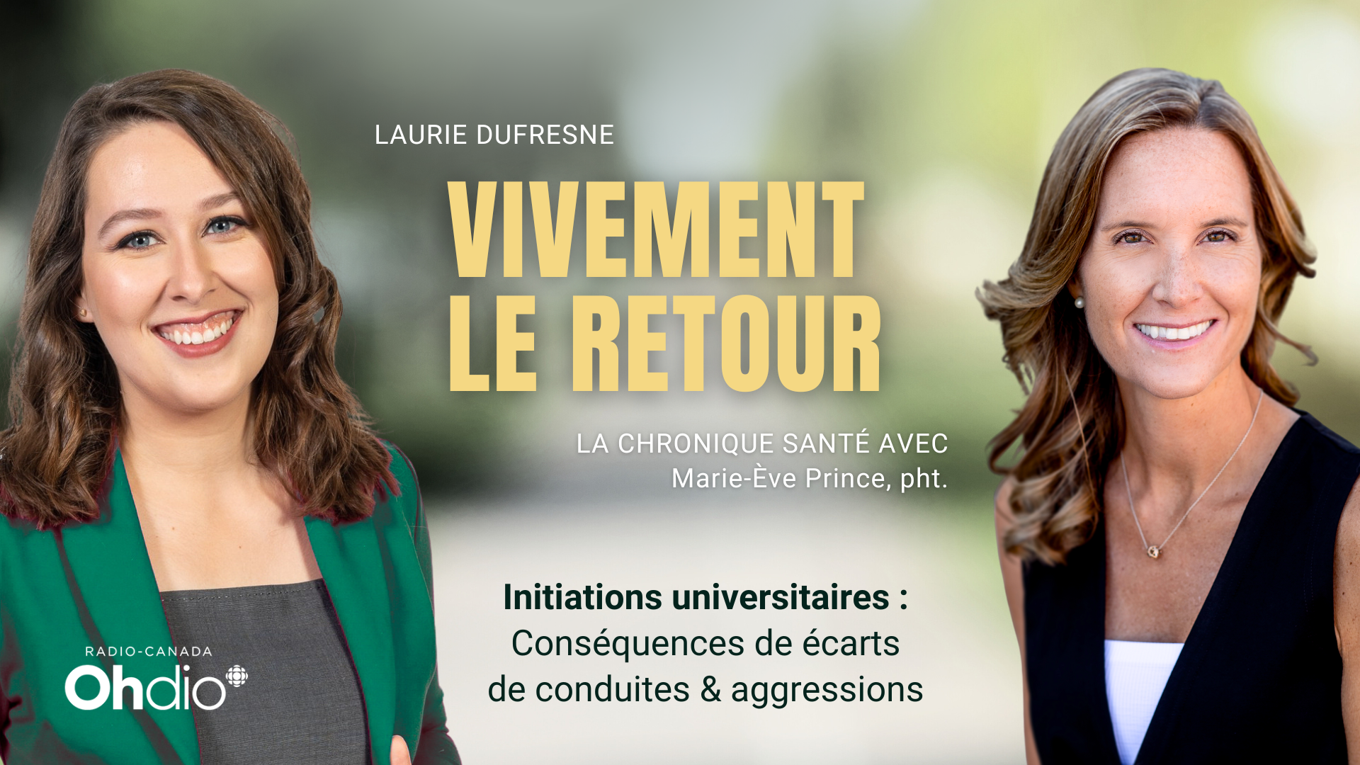 Cigonia | Centre d’expertise en réadaptation pelvienne et pédiatrique | Sherbrooke et Granby | Chronique Santé avec Marie-Ève Prince : Écarts de conduites lors des fameuses initiations de la rentrée scolaire
